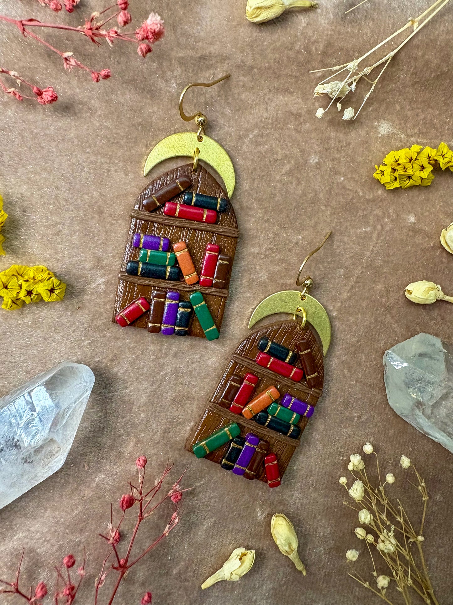 Only Books Bookcase Earrings