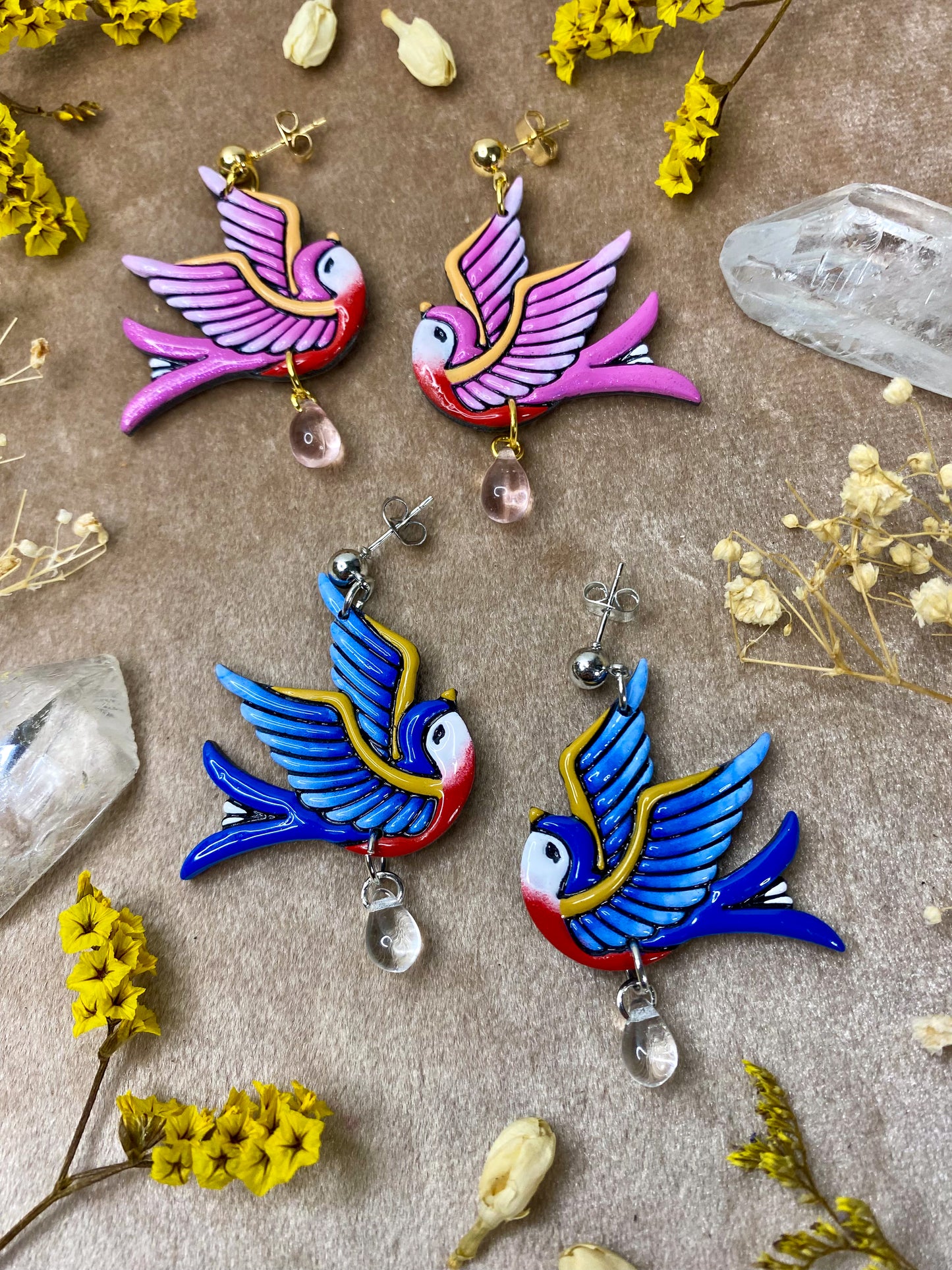 Classic Swallow Earrings