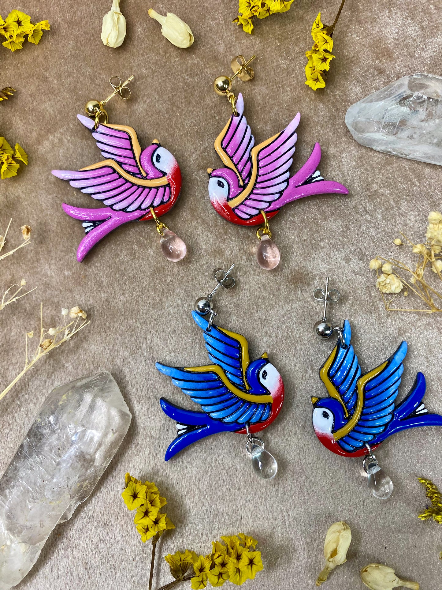 Classic Swallow Earrings