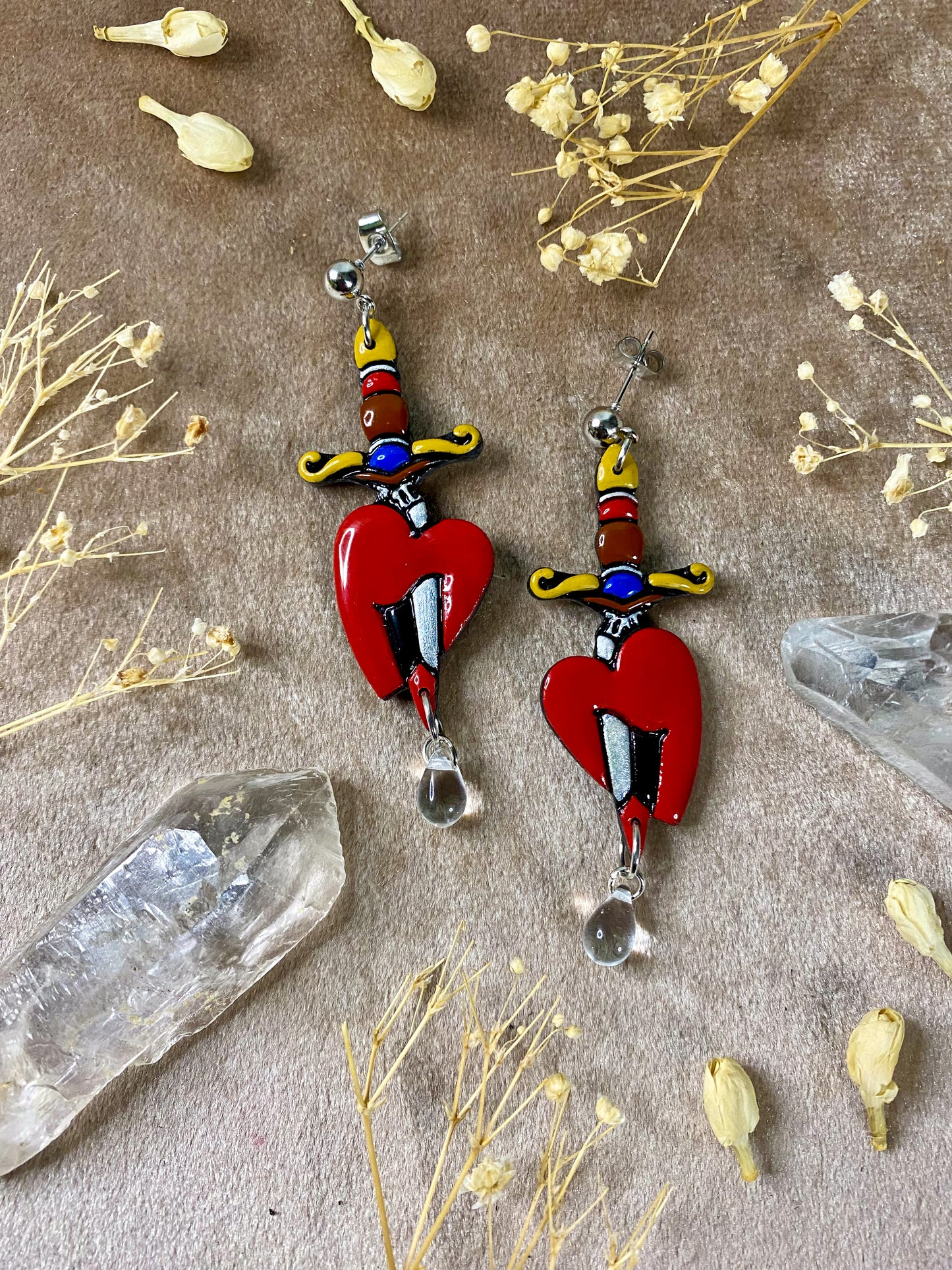 Bleeding Heart Earrings