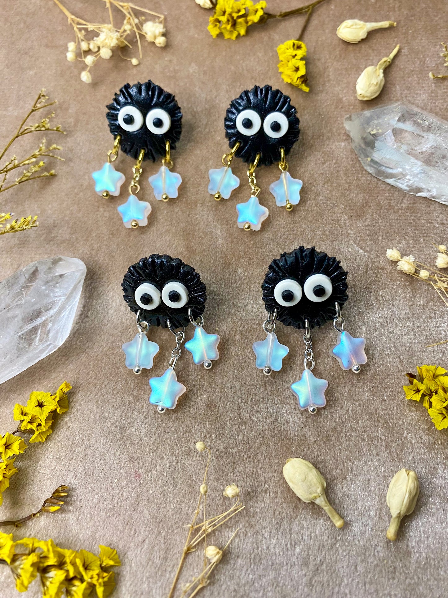 Dust Fairy Stud Earrings