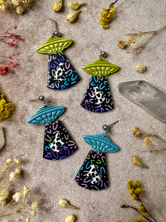 Alien Abduction (Squiggles) Earrings