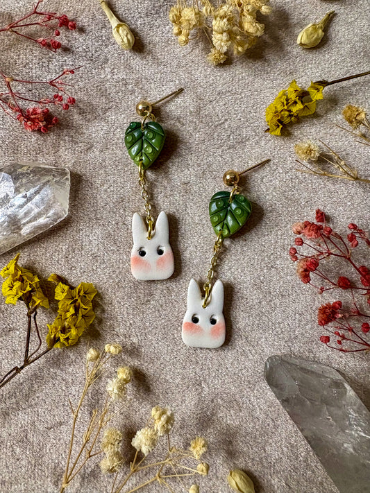 Golden Mini Garden Creature Earrings