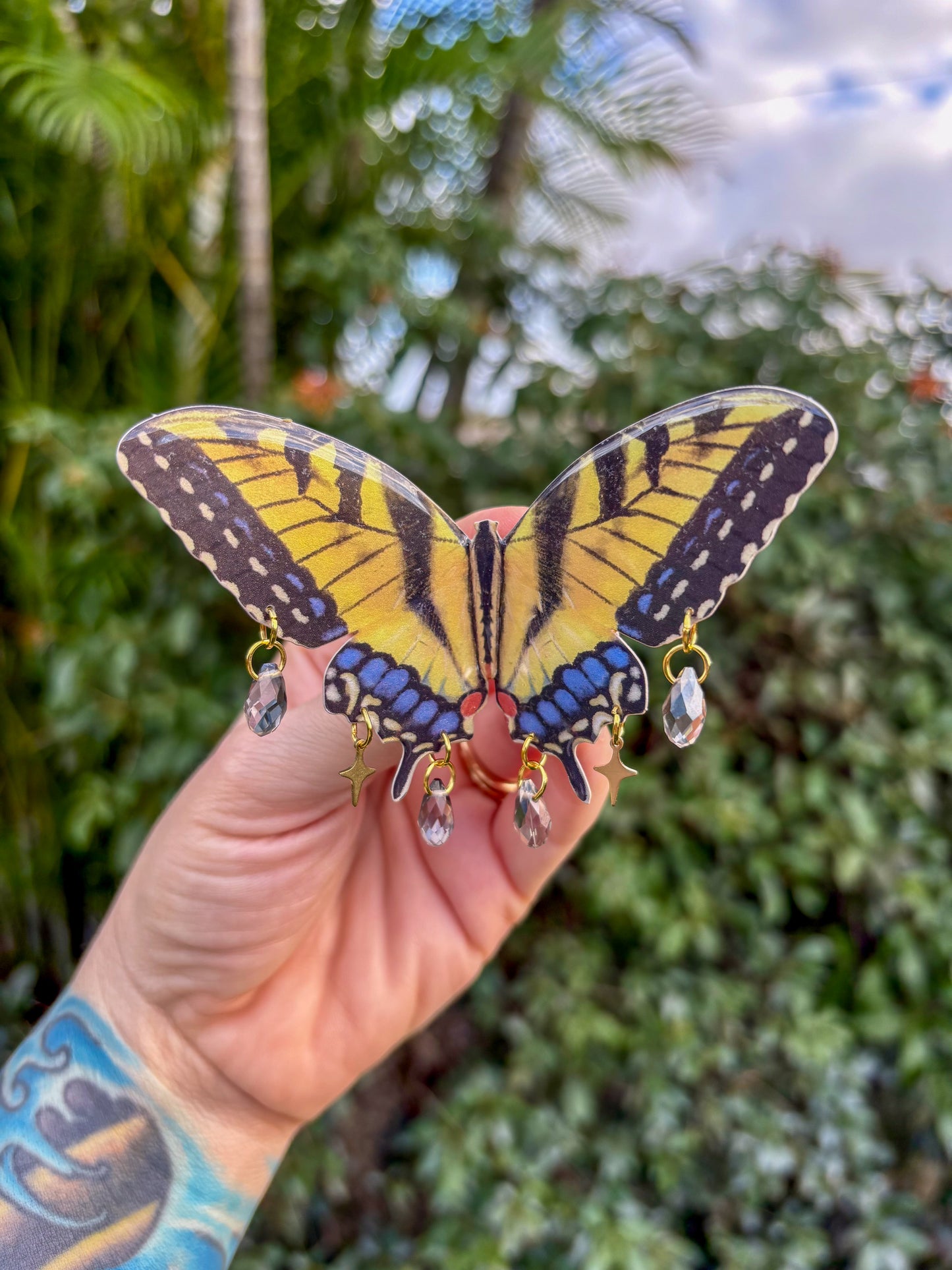 Tiger Swallowtail Large Hair Clip