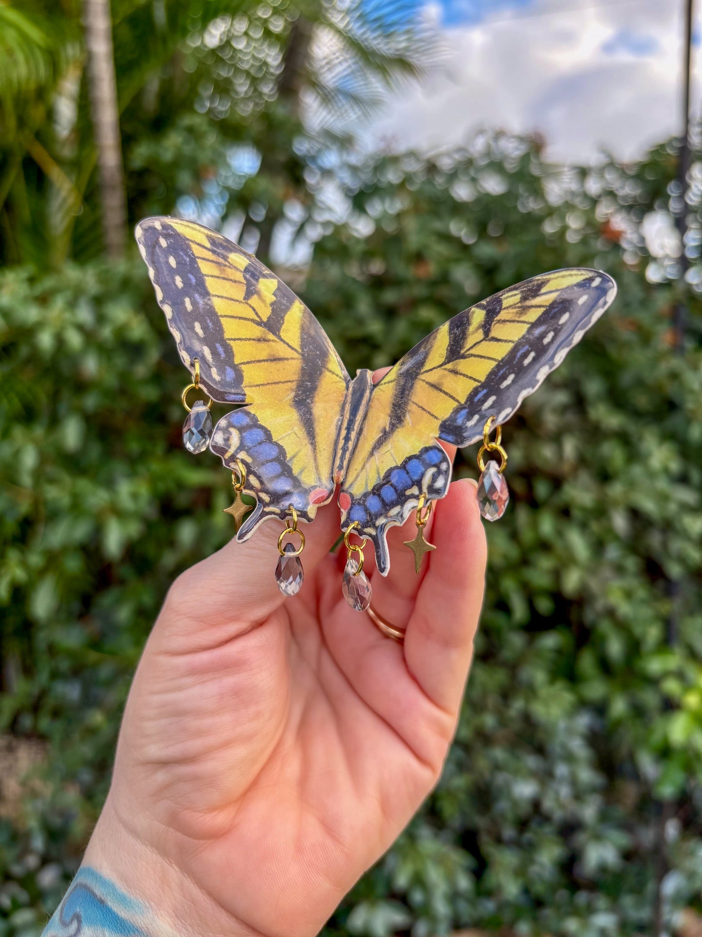Tiger Swallowtail Large Hair Clip