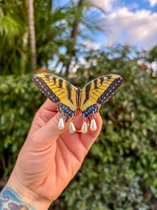 Tiger Swallowtail Small Hair Clip