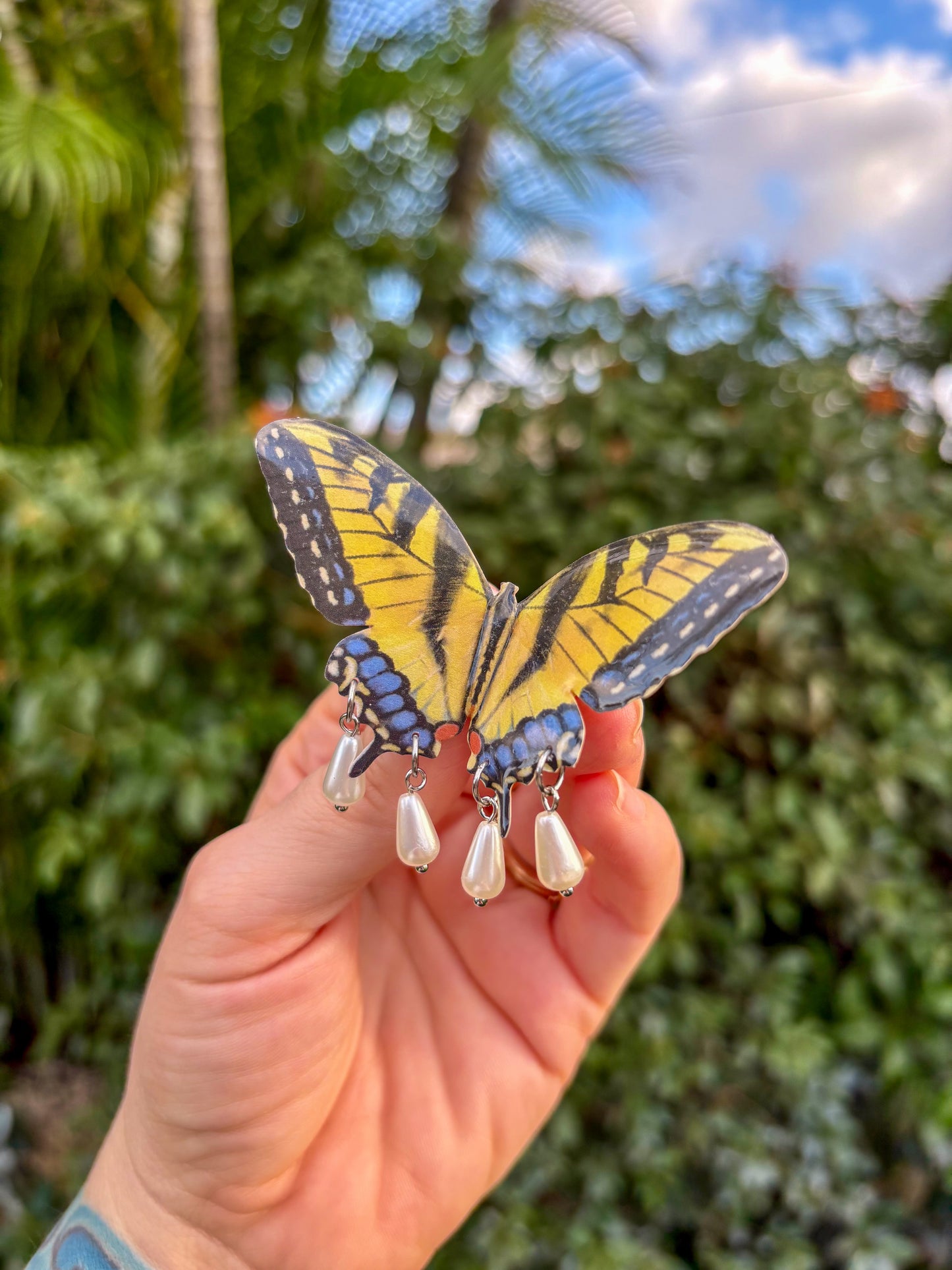 Tiger Swallowtail Small Hair Clip