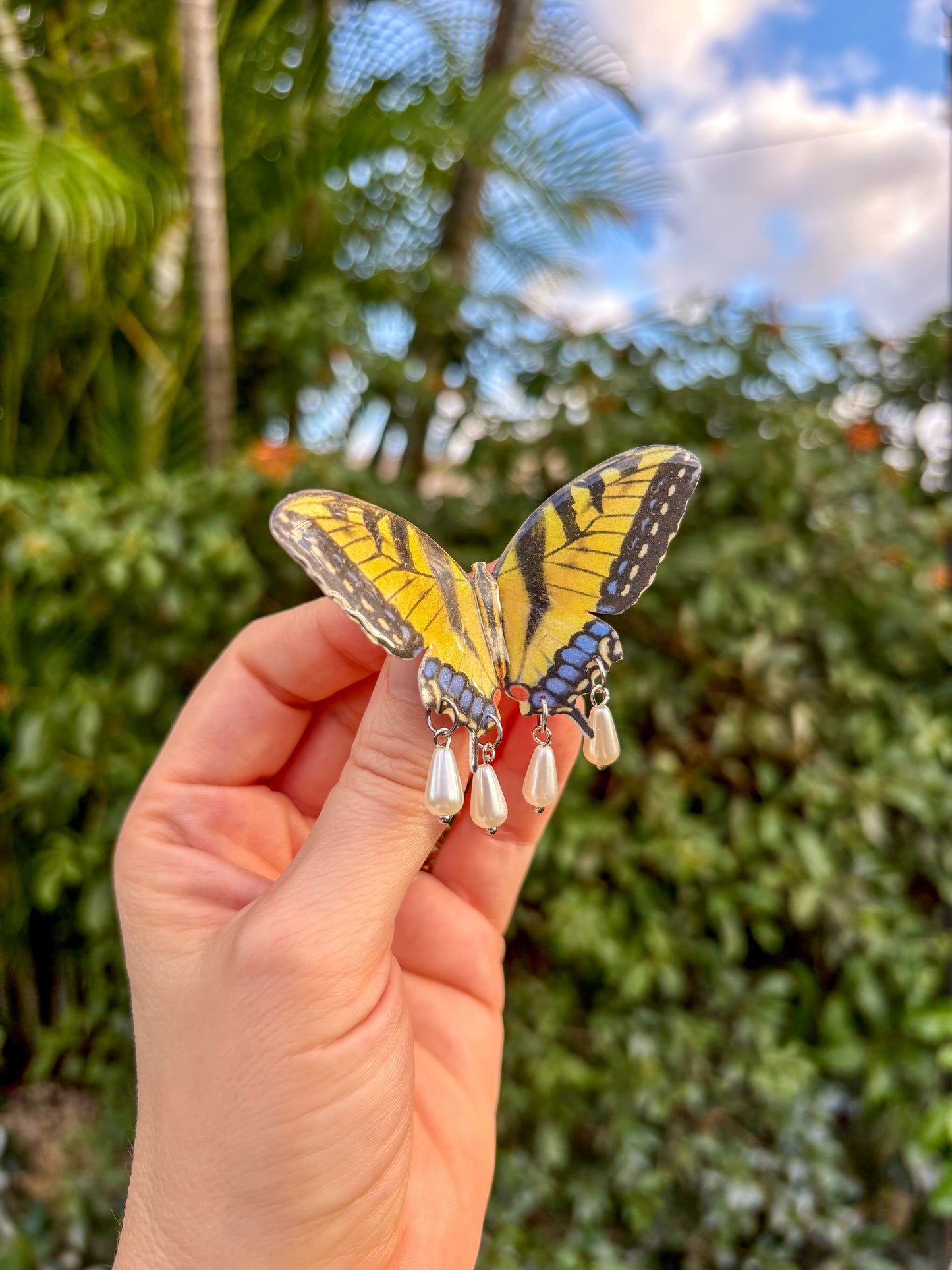 Tiger Swallowtail Small Hair Clip