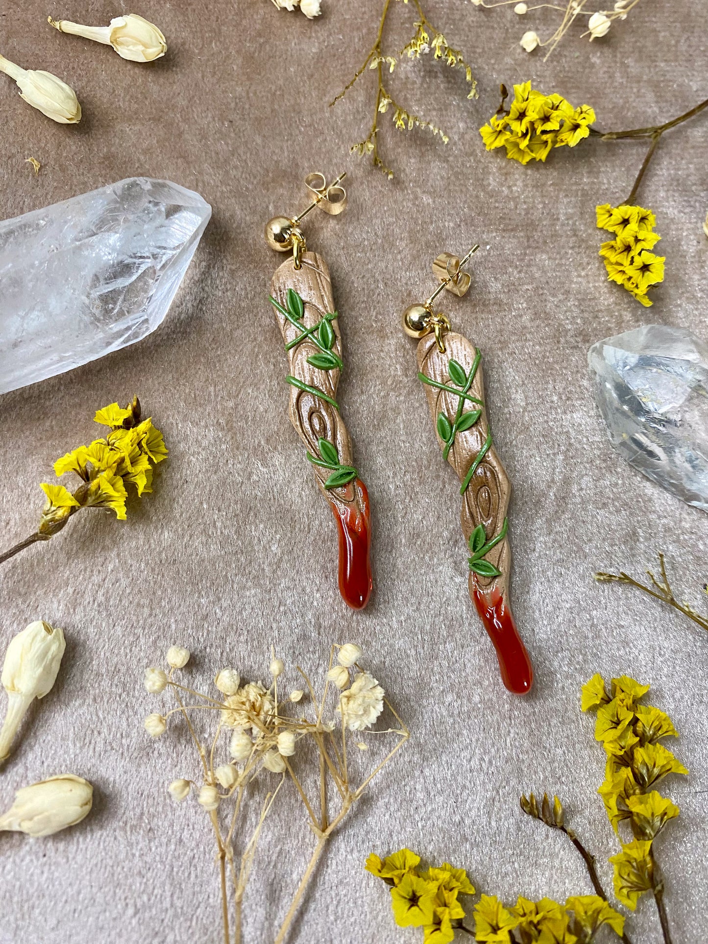 Bloody Slayer Stake Earrings