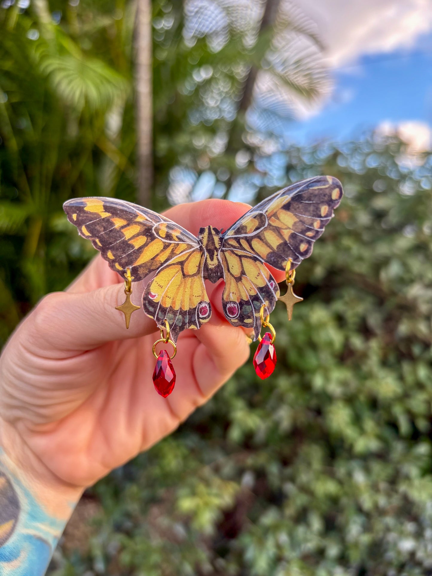 Tiger Swallowtail Detailed Small Hair Clip