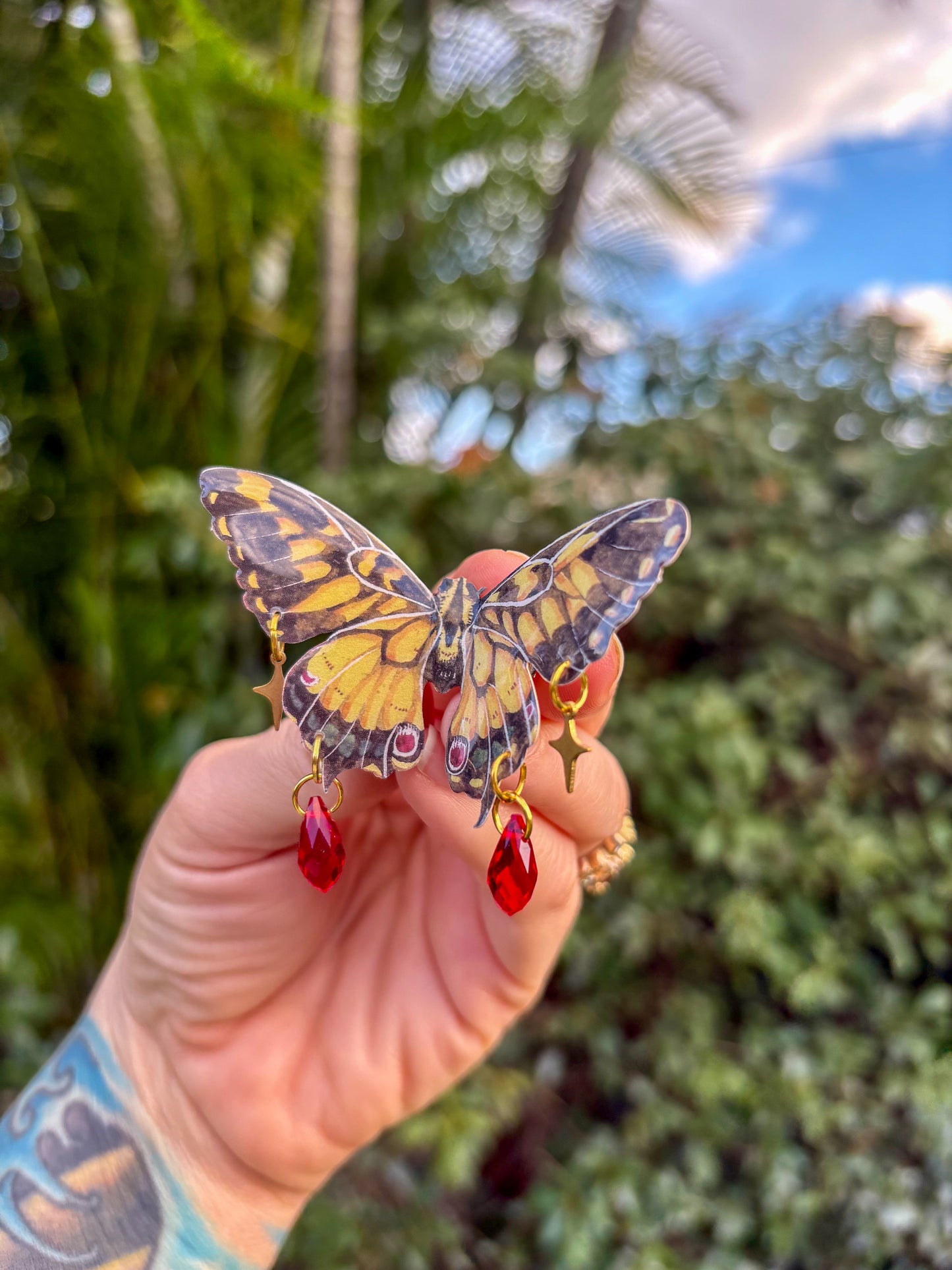 Tiger Swallowtail Detailed Small Hair Clip