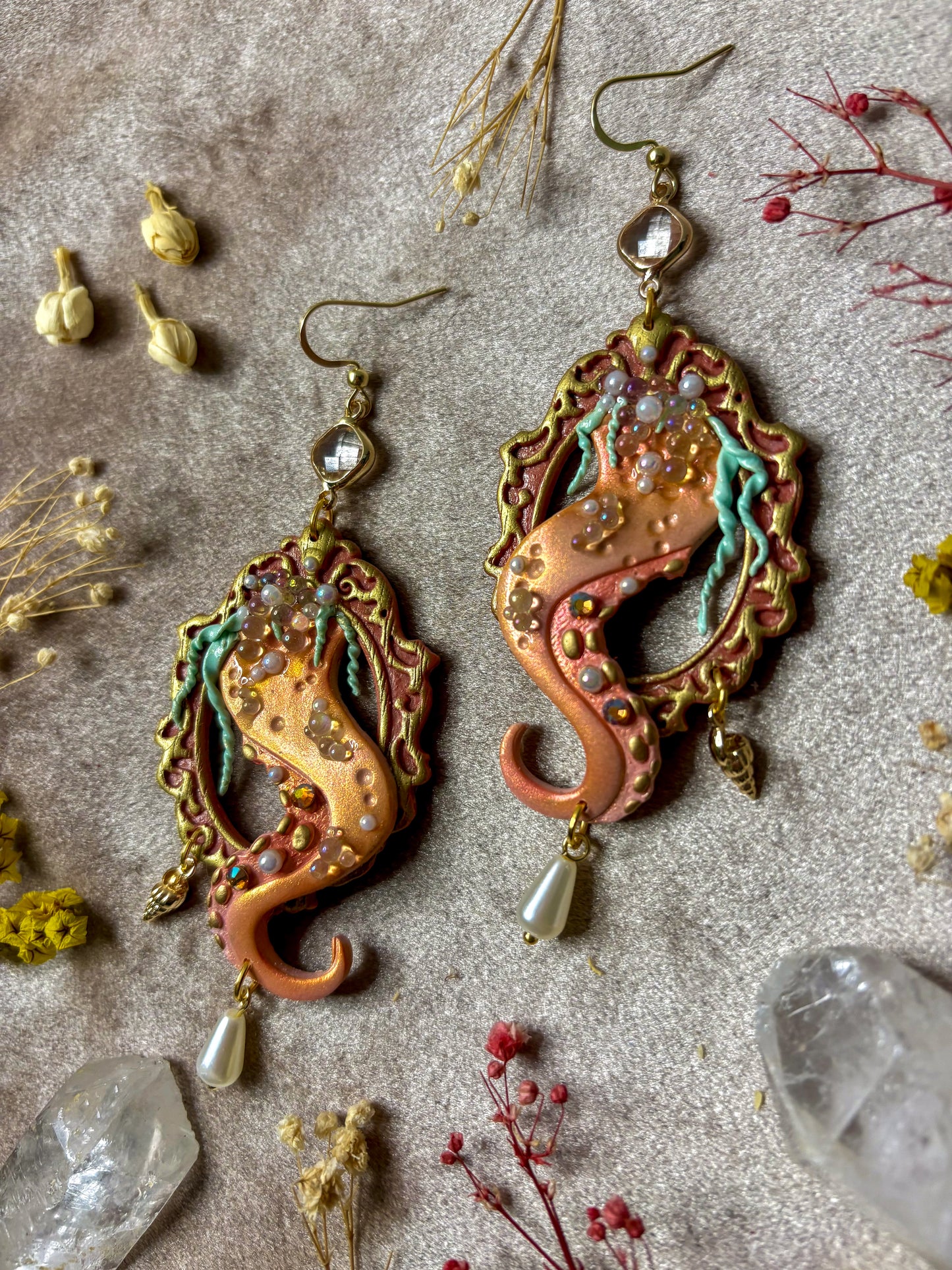 Tentacle Frame Earrings