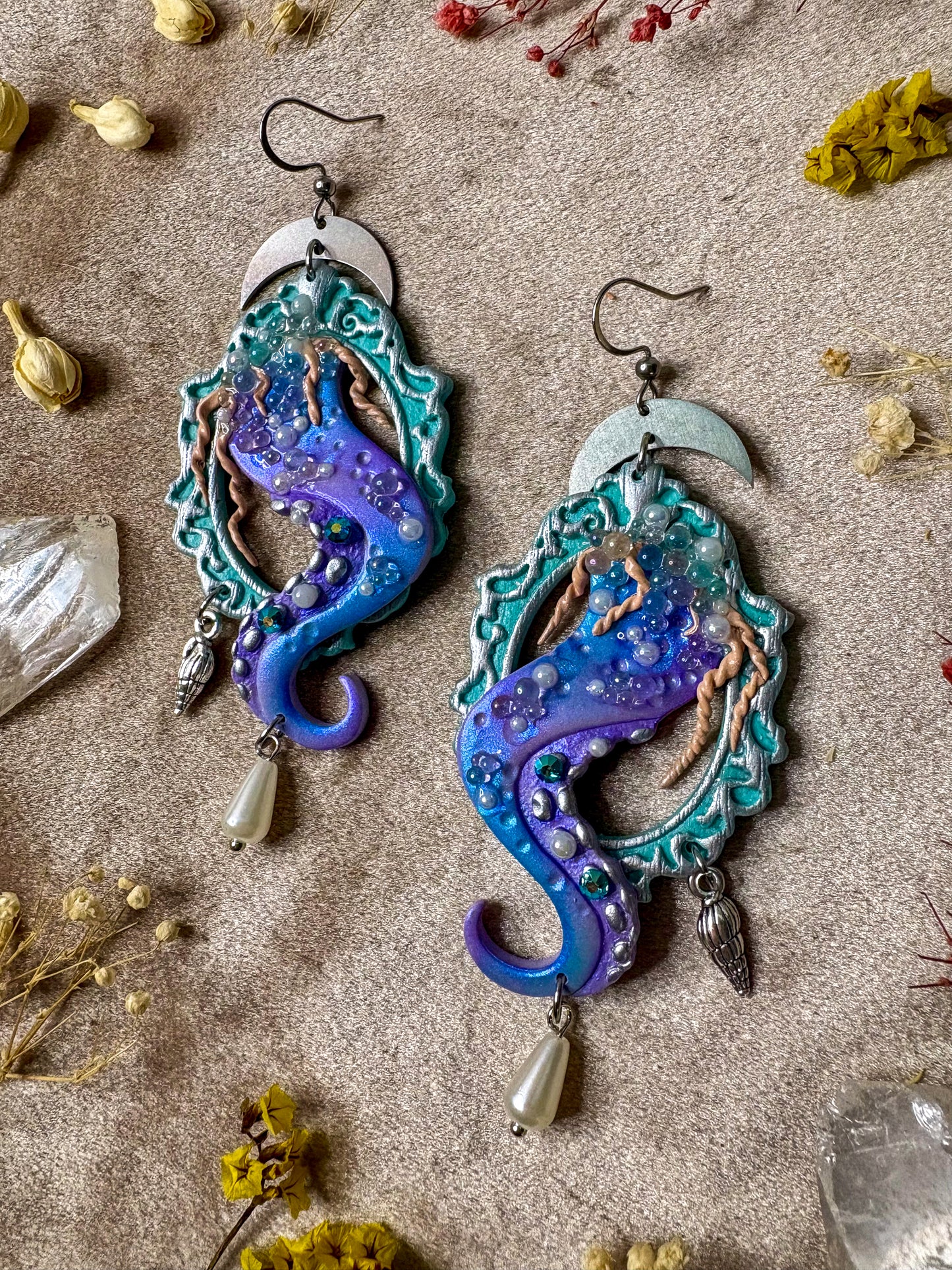 Tentacle Frame Earrings