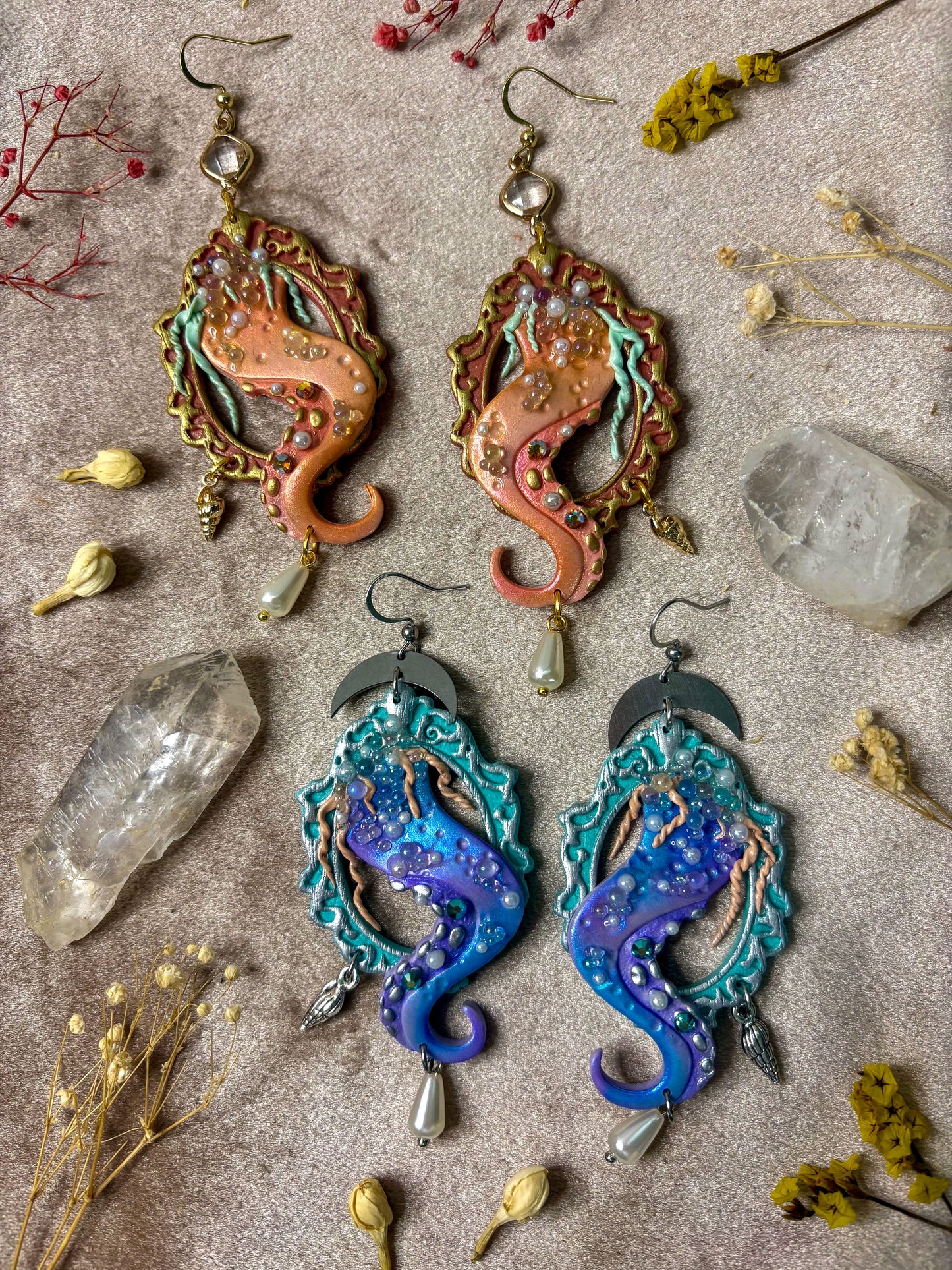 Tentacle Frame Earrings