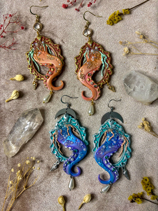 Tentacle Frame Earrings