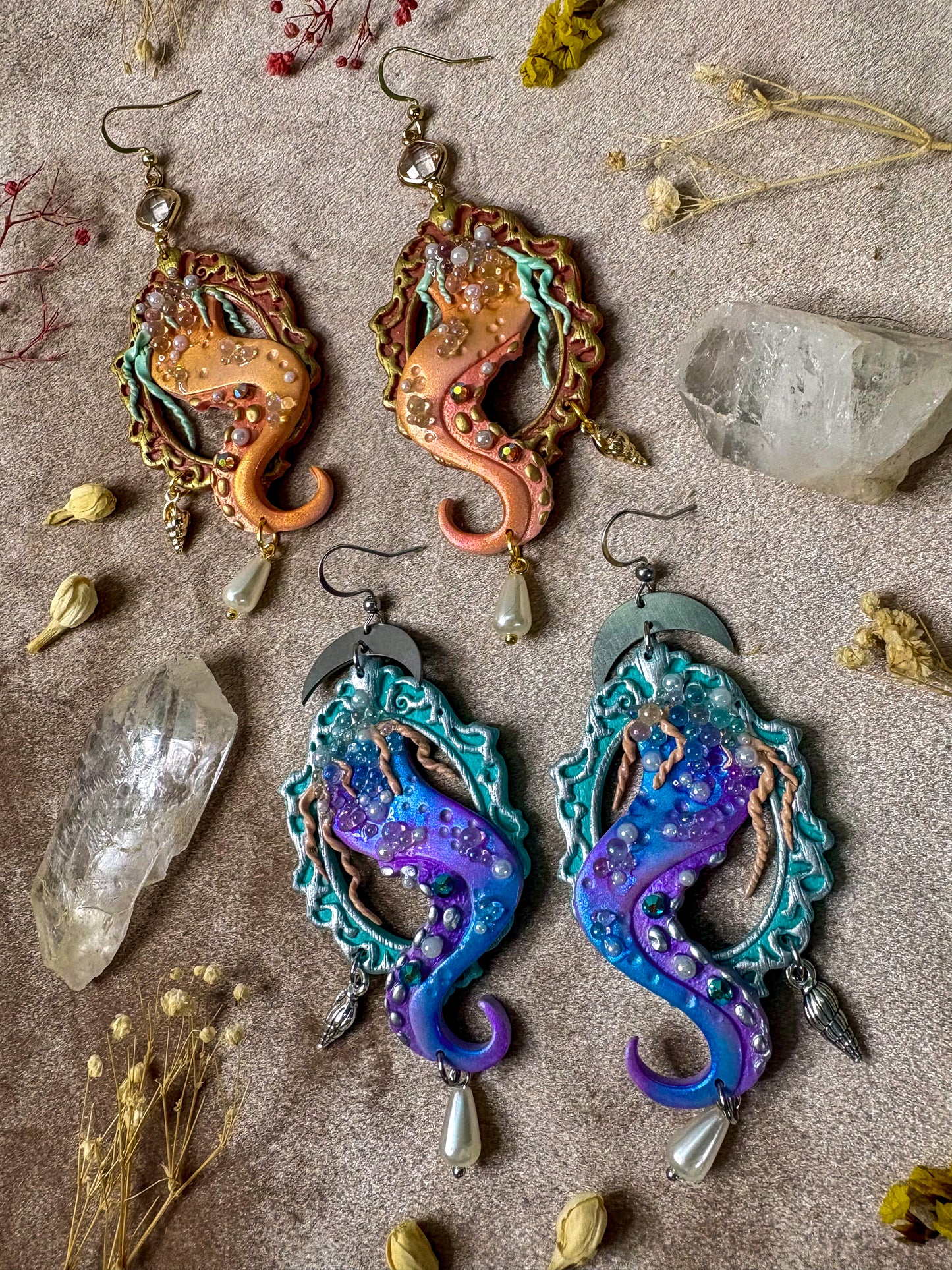 Tentacle Frame Earrings