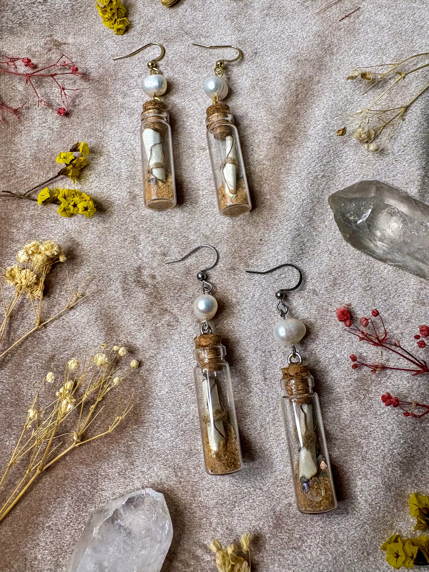Message in a Bottle Earrings