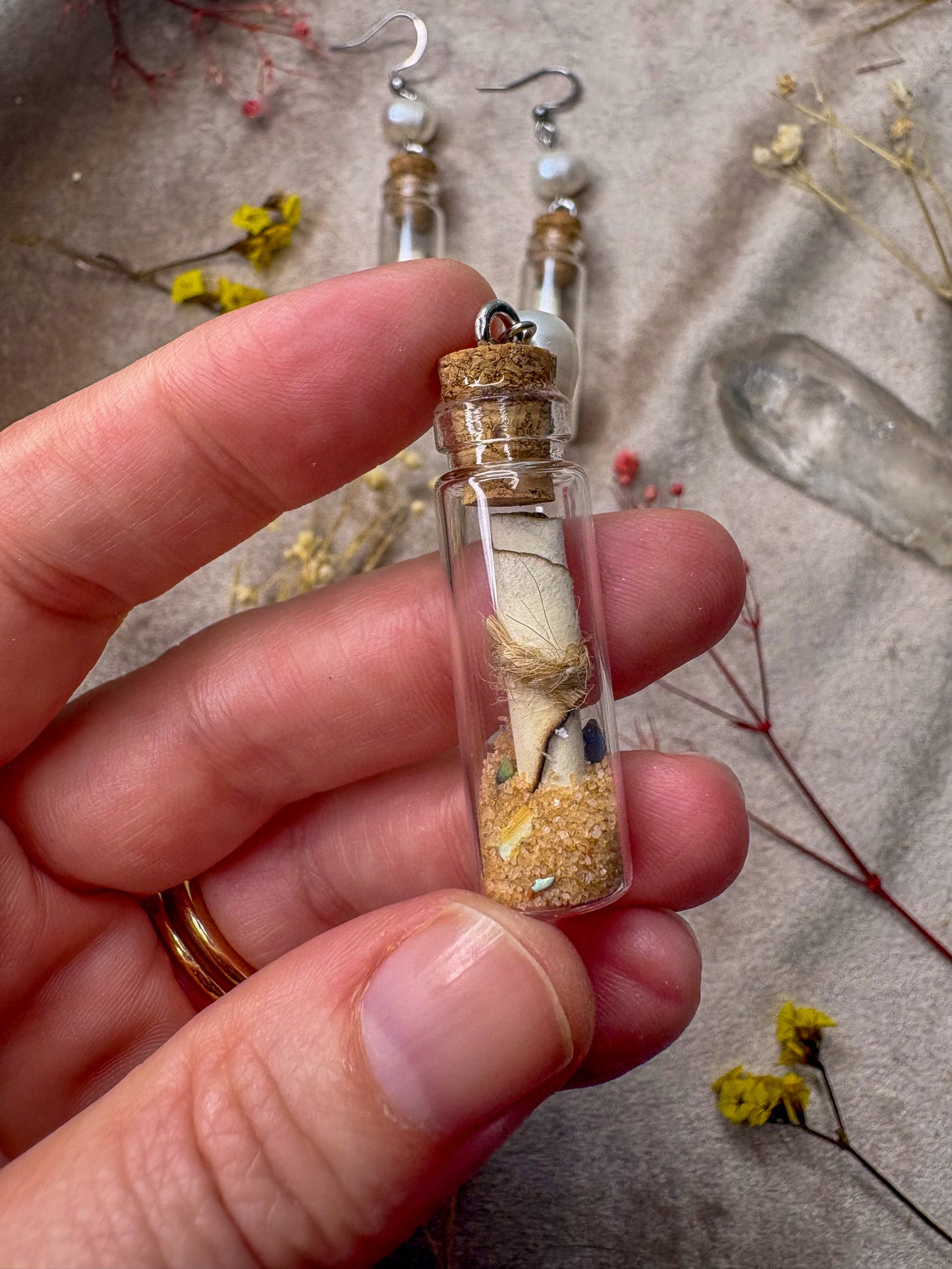 Message in a Bottle Earrings