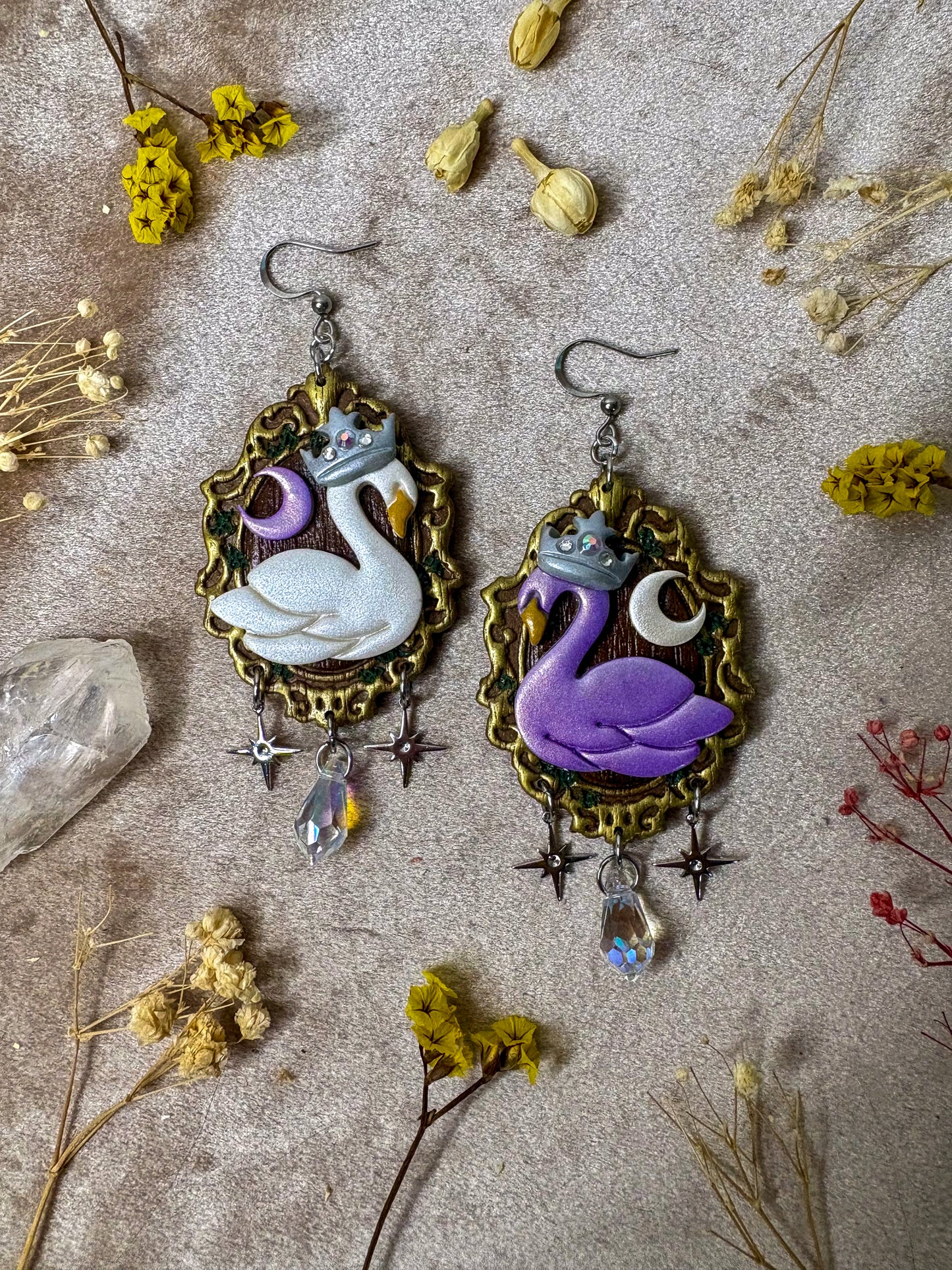 Swan Princess Earrings
