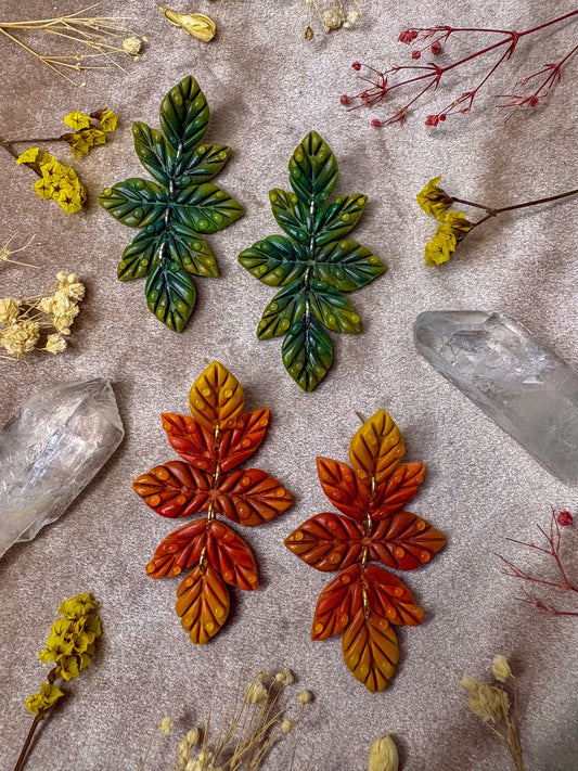 Falling Leaves Dangle Earrings