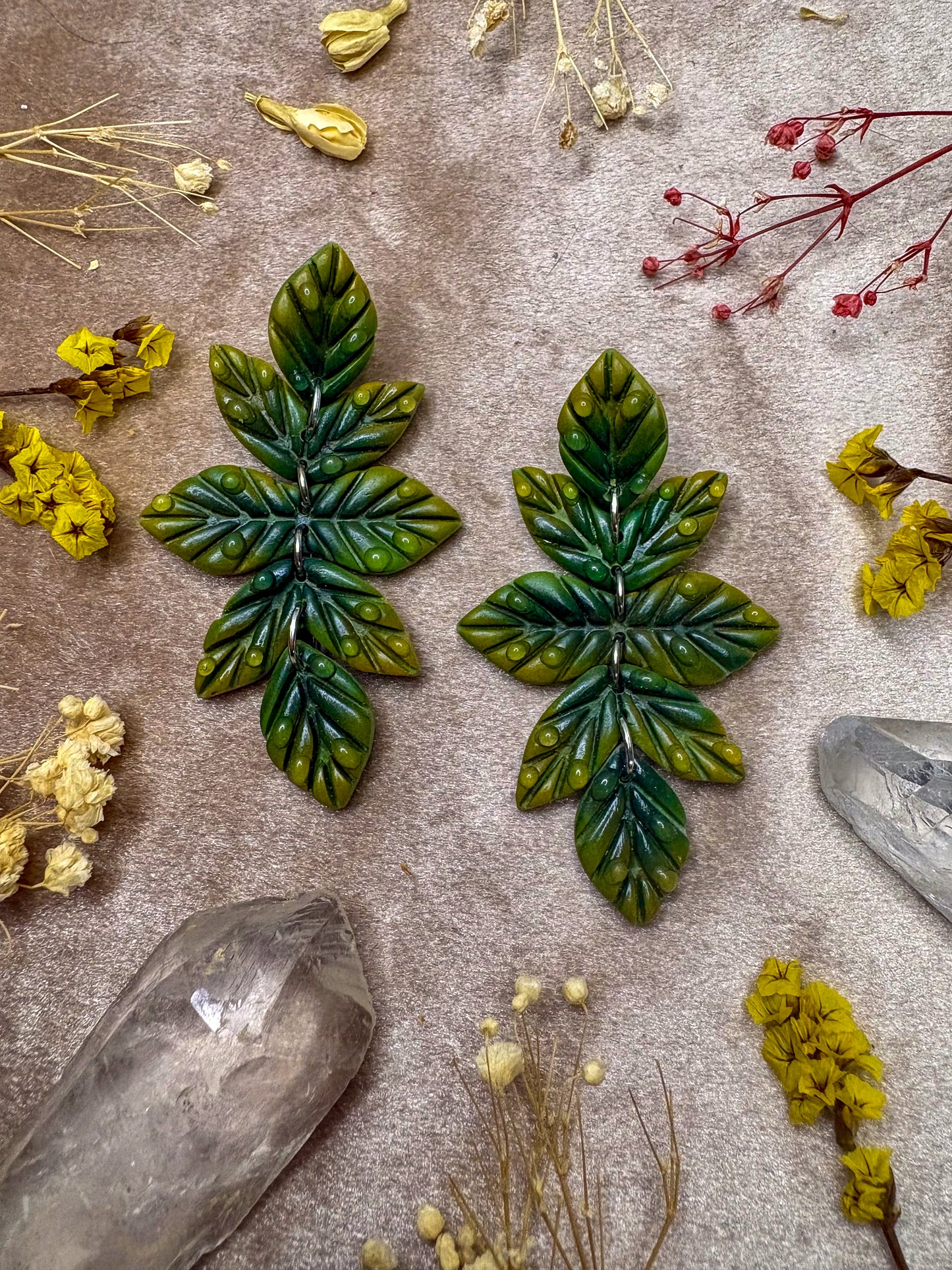 Falling Leaves Dangle Earrings