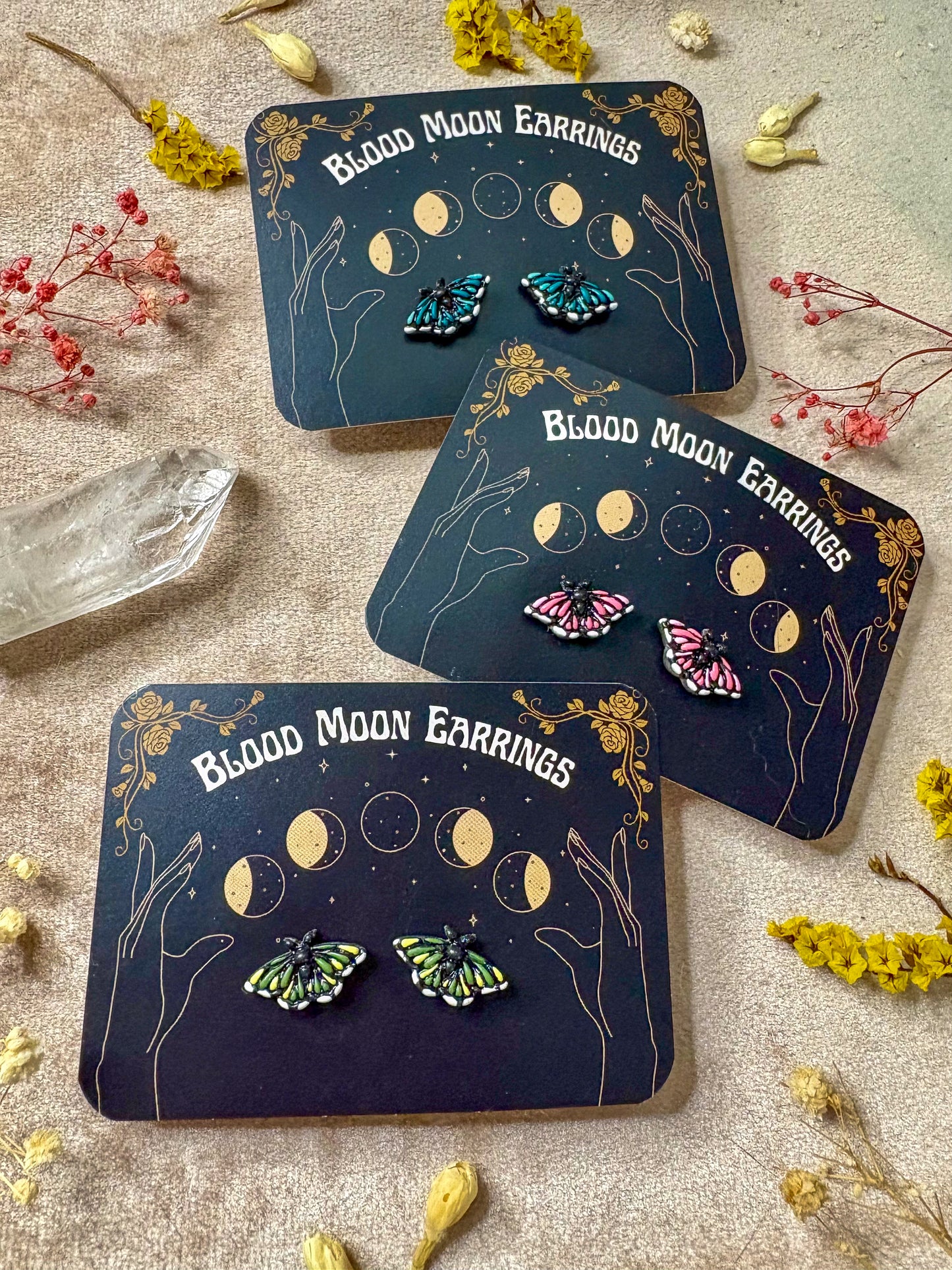 Mini Butterfly Stud Earrings (Spring Edition)