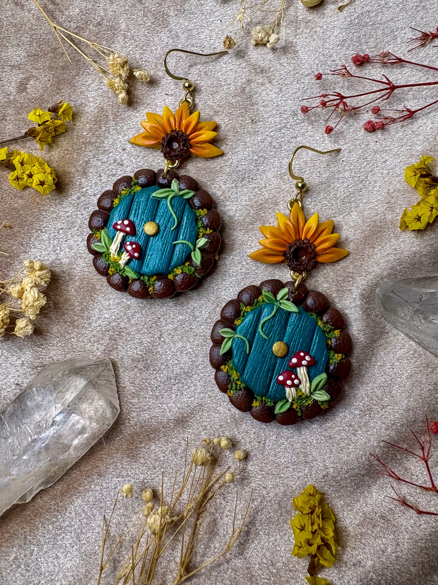Hobbit Door Earrings