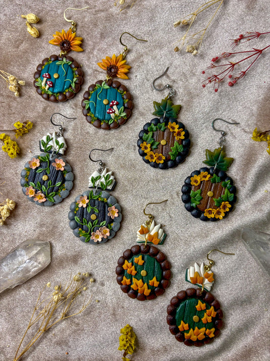 Hobbit Door Earrings