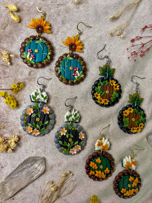 Hobbit Door Earrings