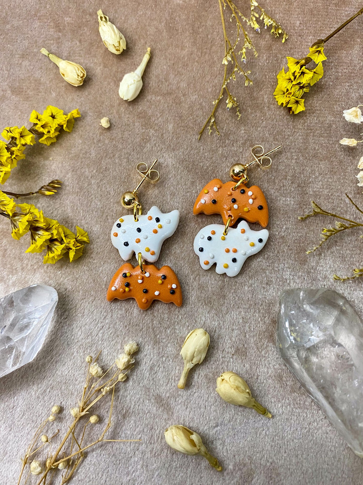 Frosted Animal Crackers Halloween Edition Earrings