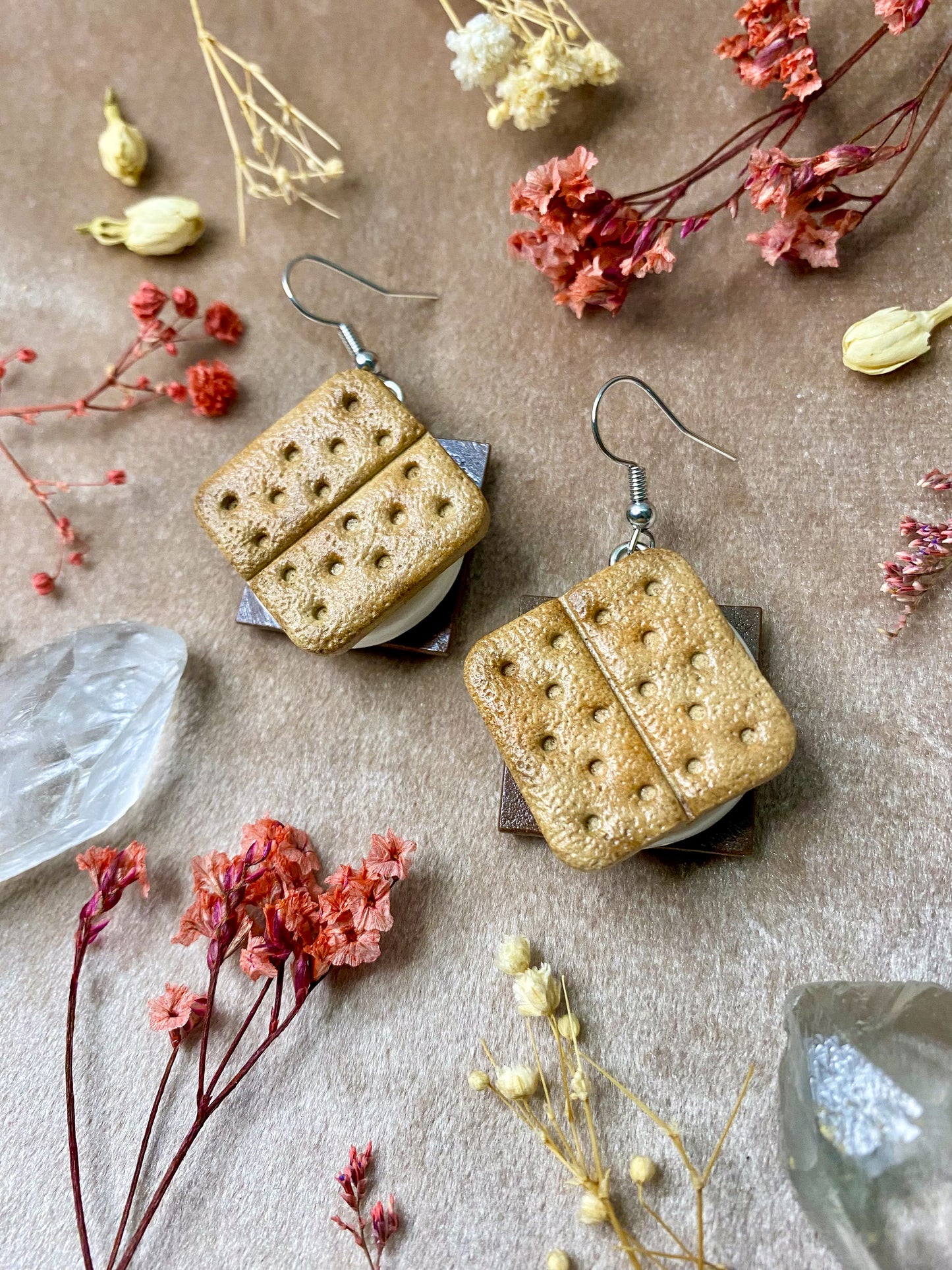 S'mores Earrings