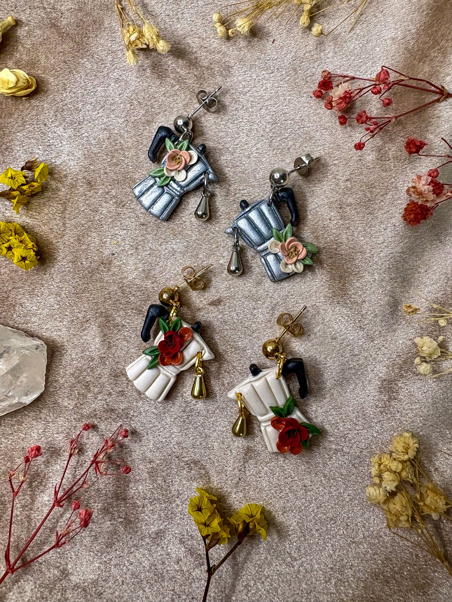 A Drop of Coffee Earrings