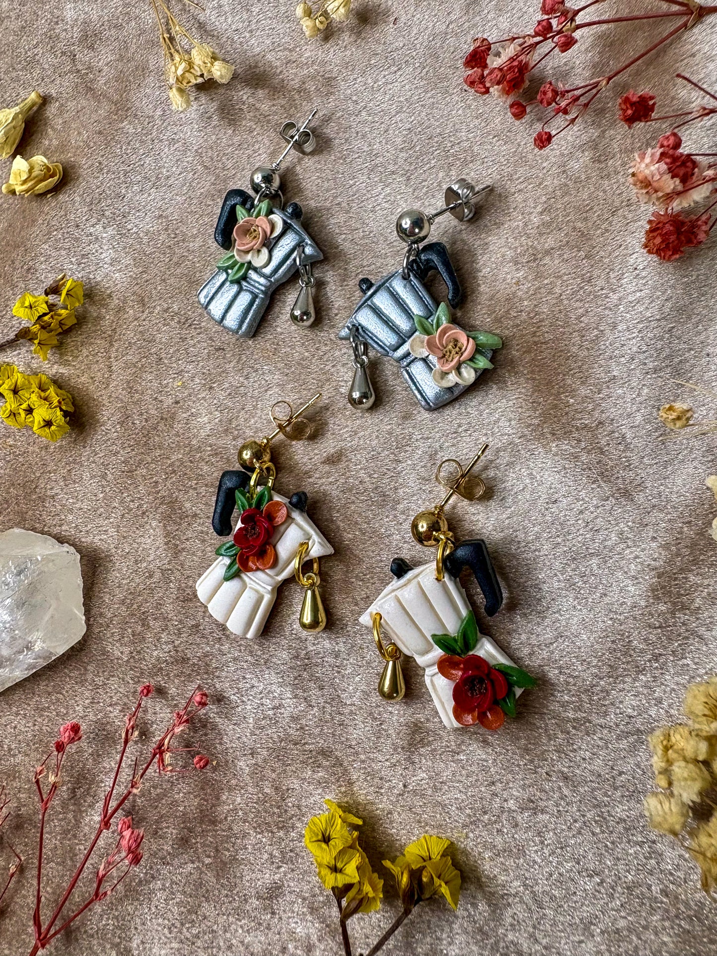 A Drop of Coffee Earrings
