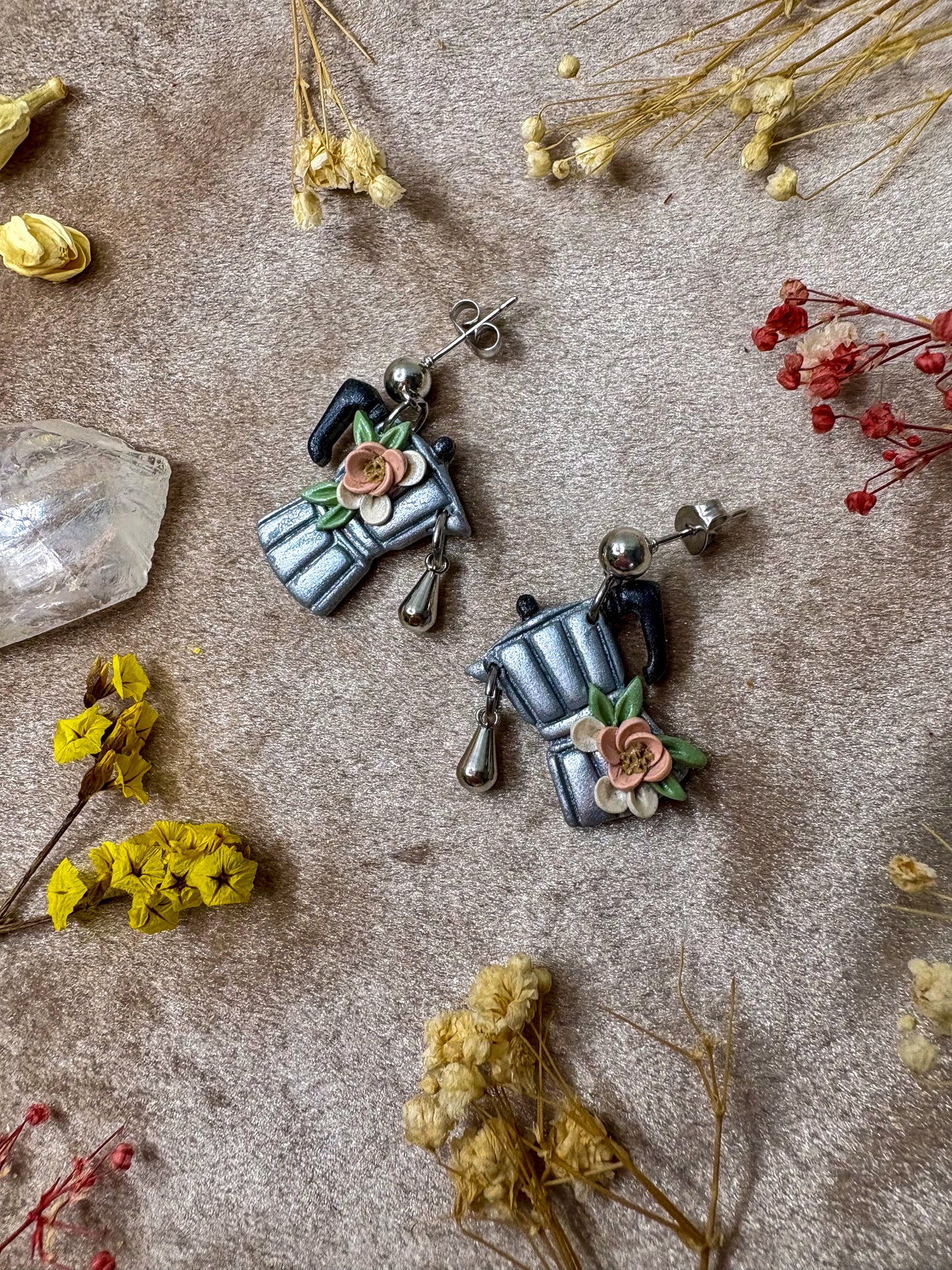 A Drop of Coffee Earrings