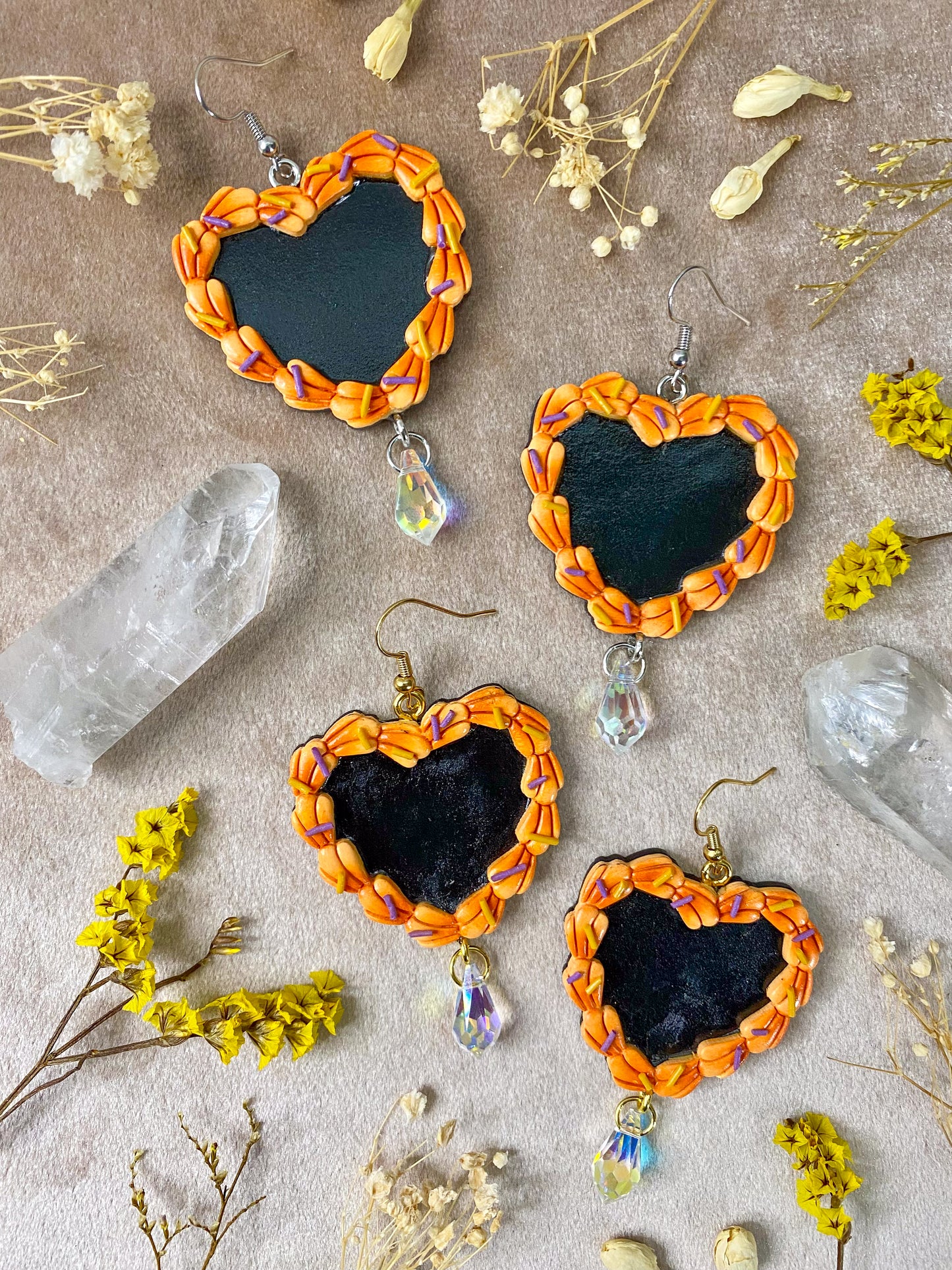 Festive Sparkle Cake Earrings