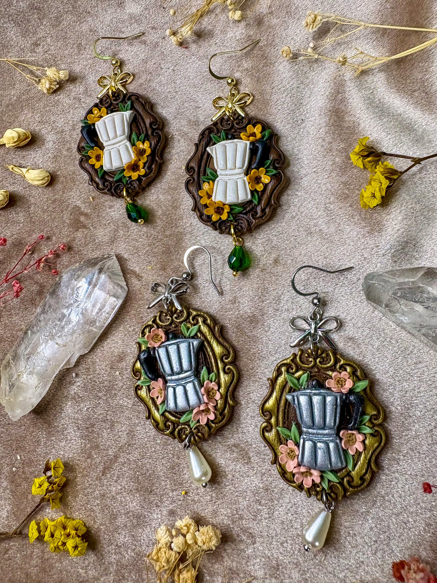 Cafetera Frame Earrings
