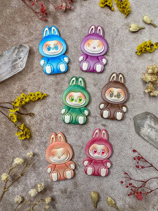 Creepy Bunny Pins