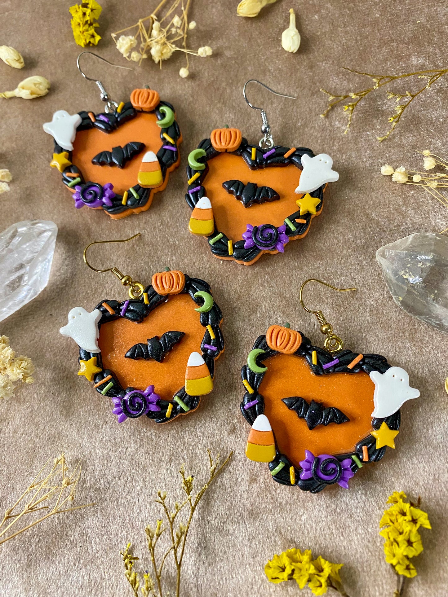 Halloween Celebration Cake Earrings