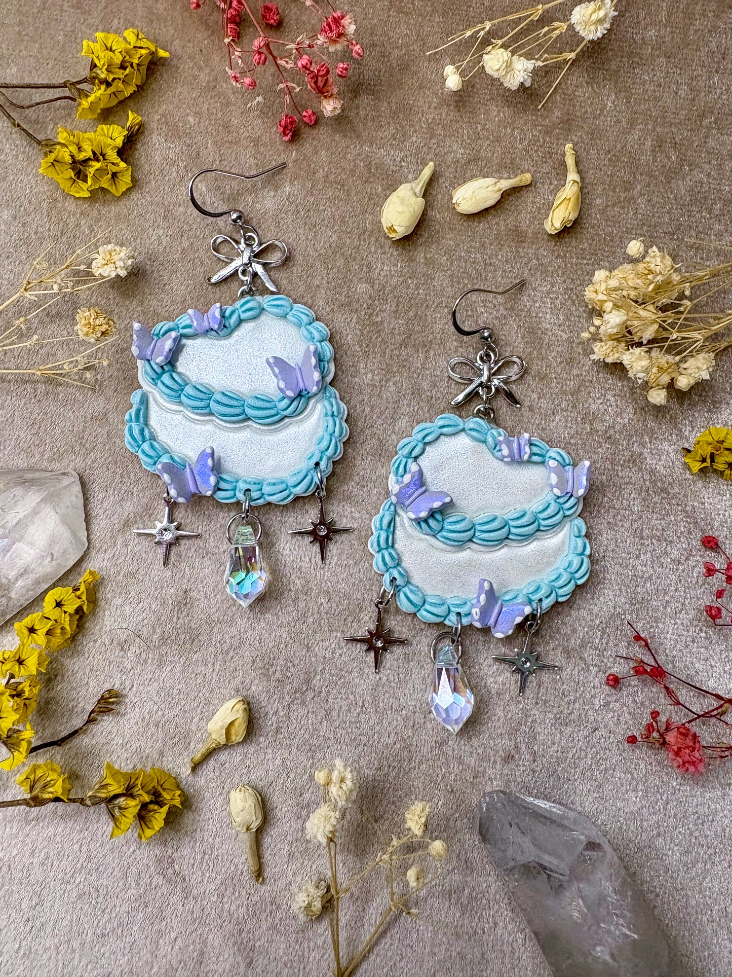 Butterfly Cake Earrings