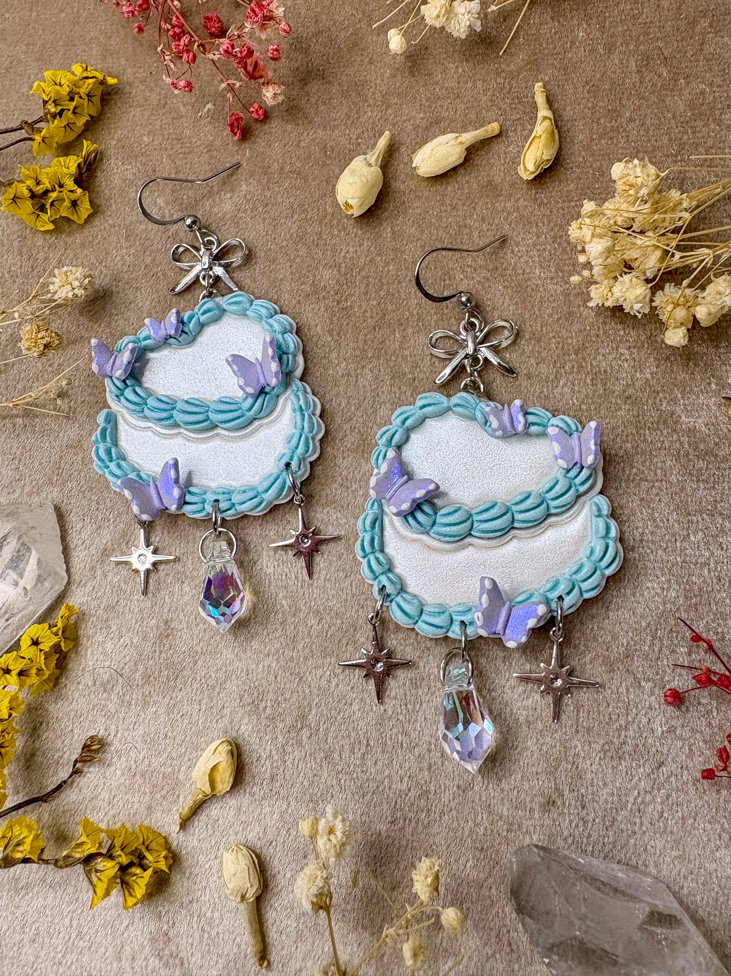 Butterfly Cake Earrings