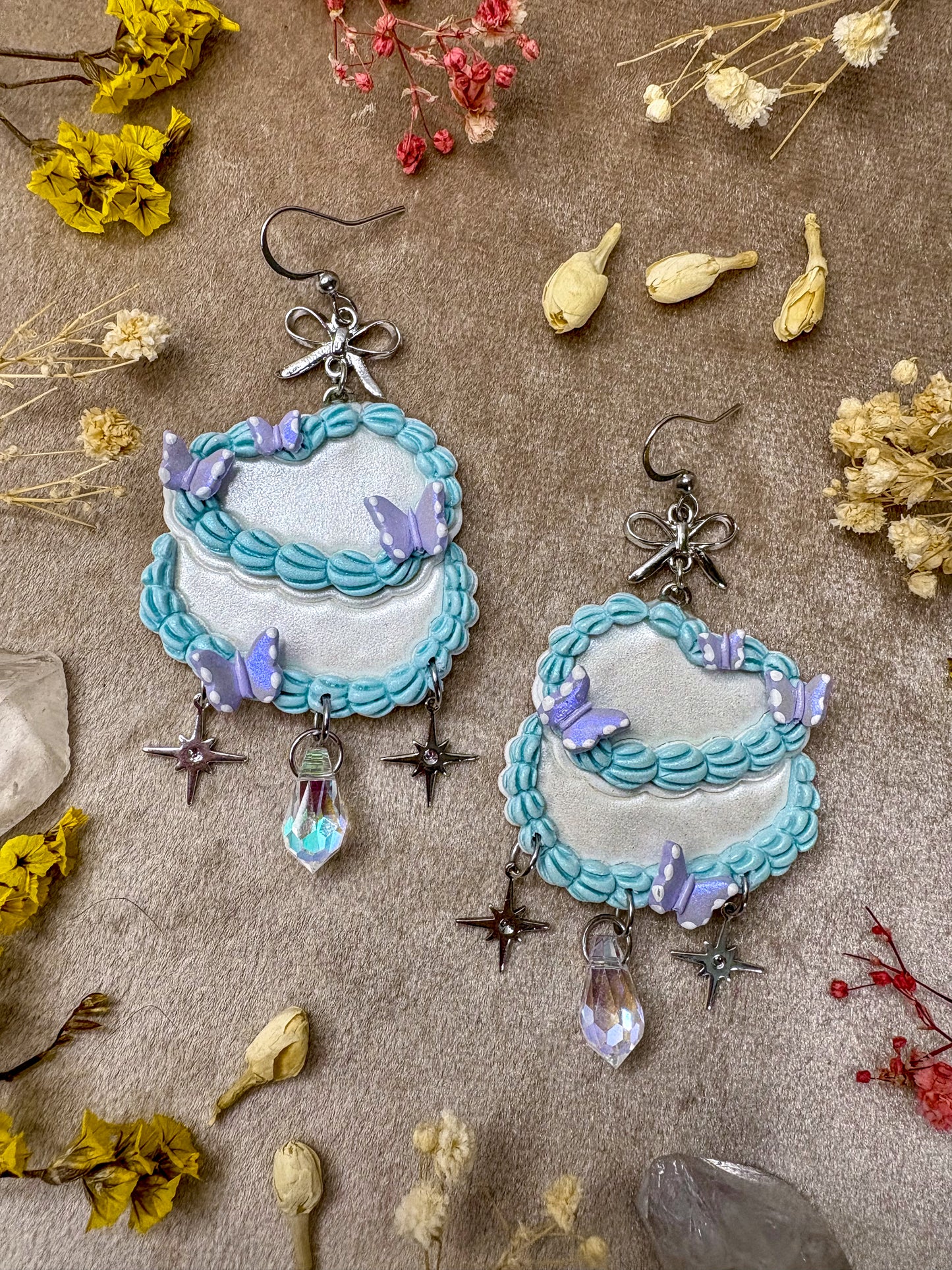 Butterfly Cake Earrings