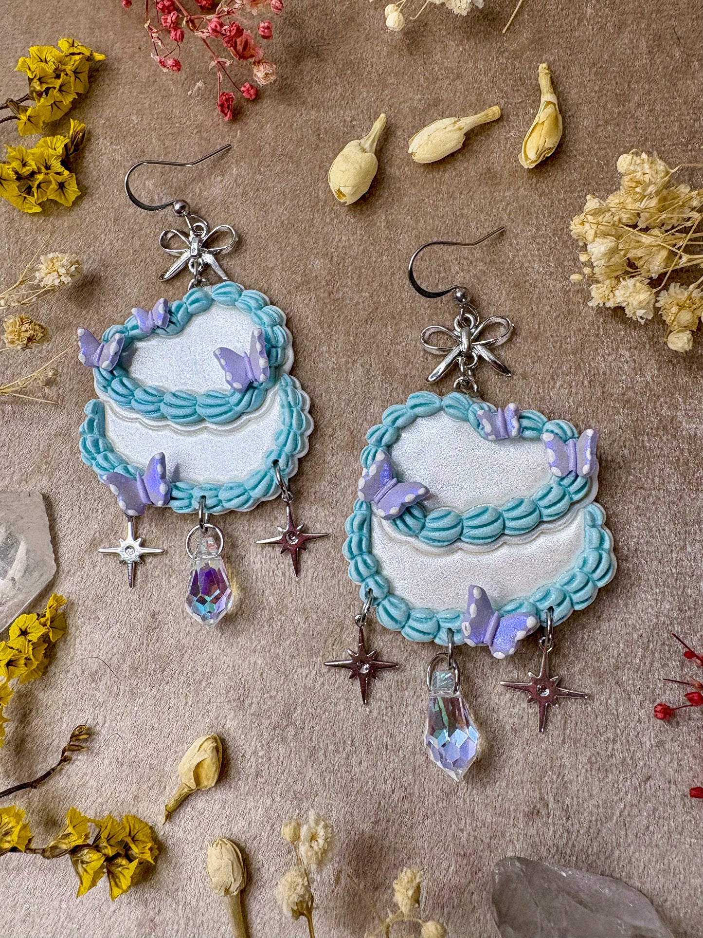 Butterfly Cake Earrings
