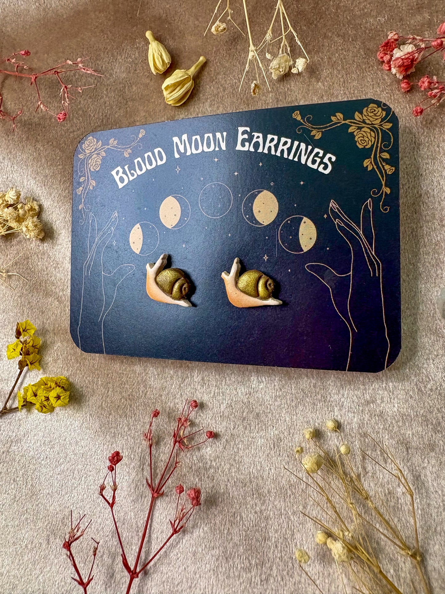 Snail Stud Earrings