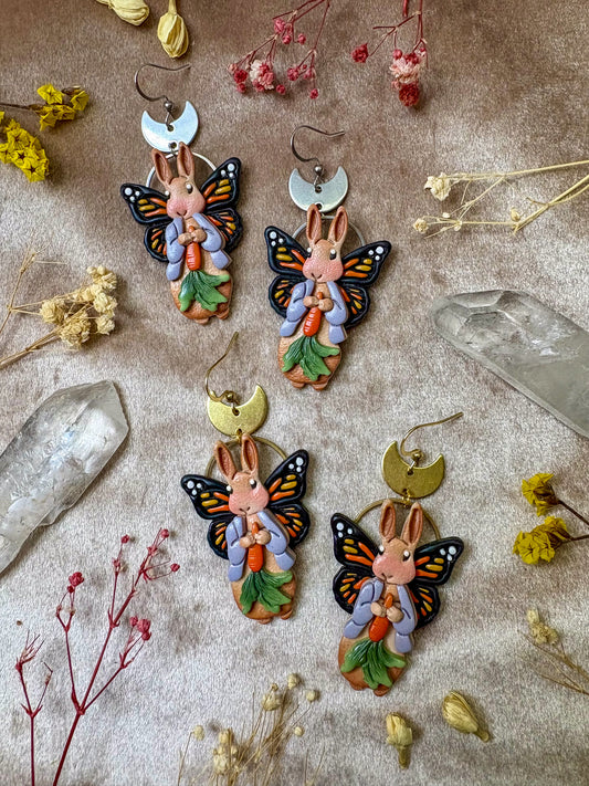 Butterfly Rabbit Earrings
