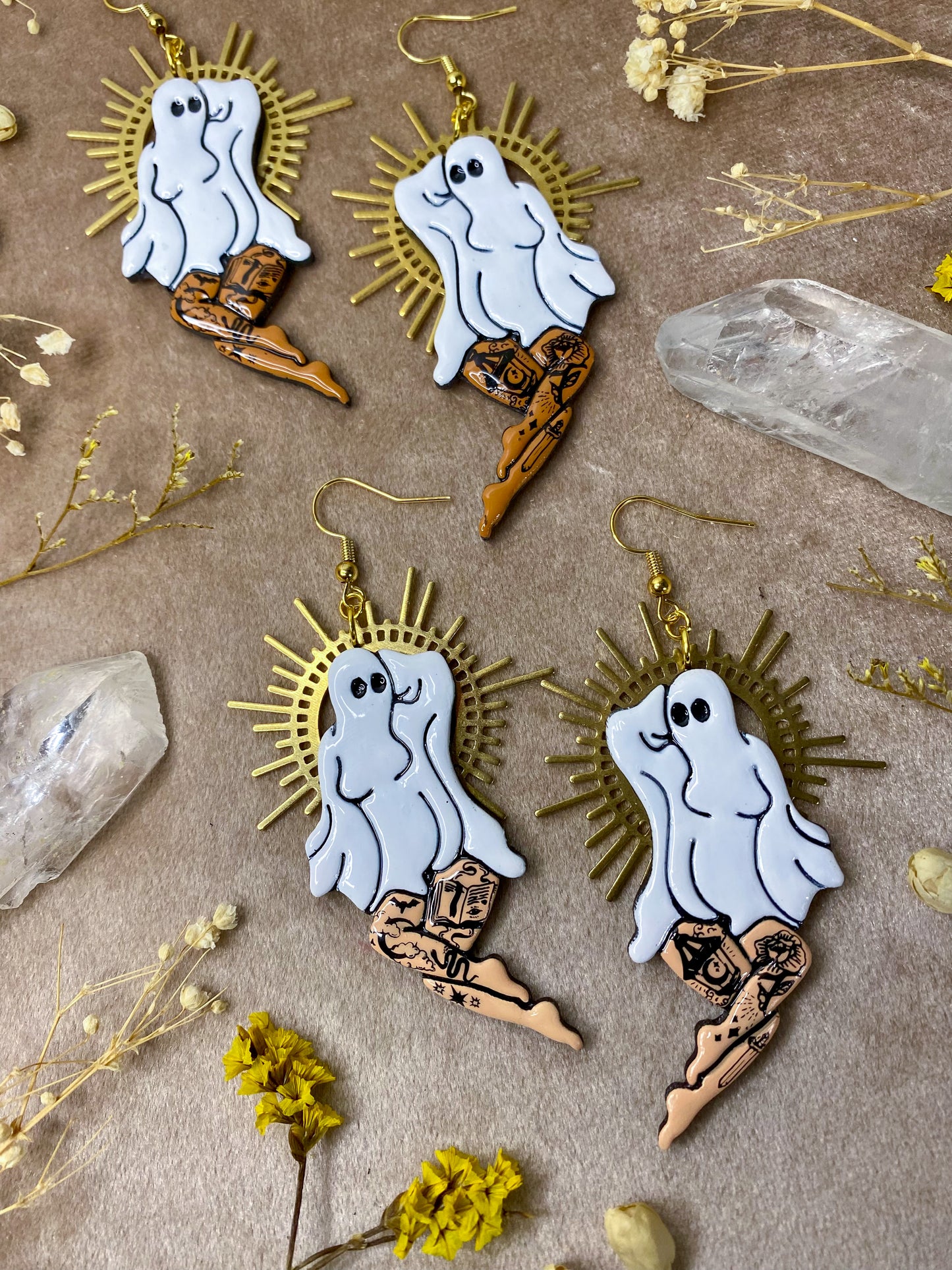 Pin-up Ghost Girl Earrings