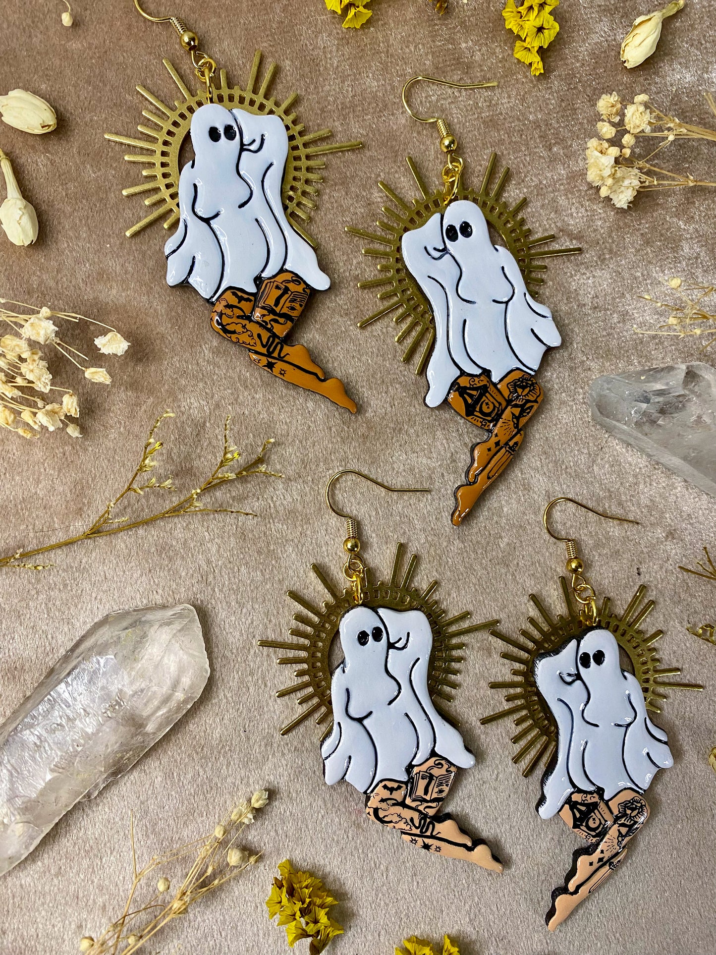 Pin-up Ghost Girl Earrings