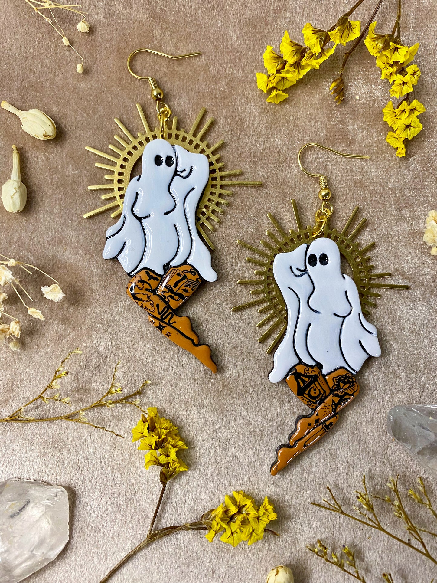 Pin-up Ghost Girl Earrings