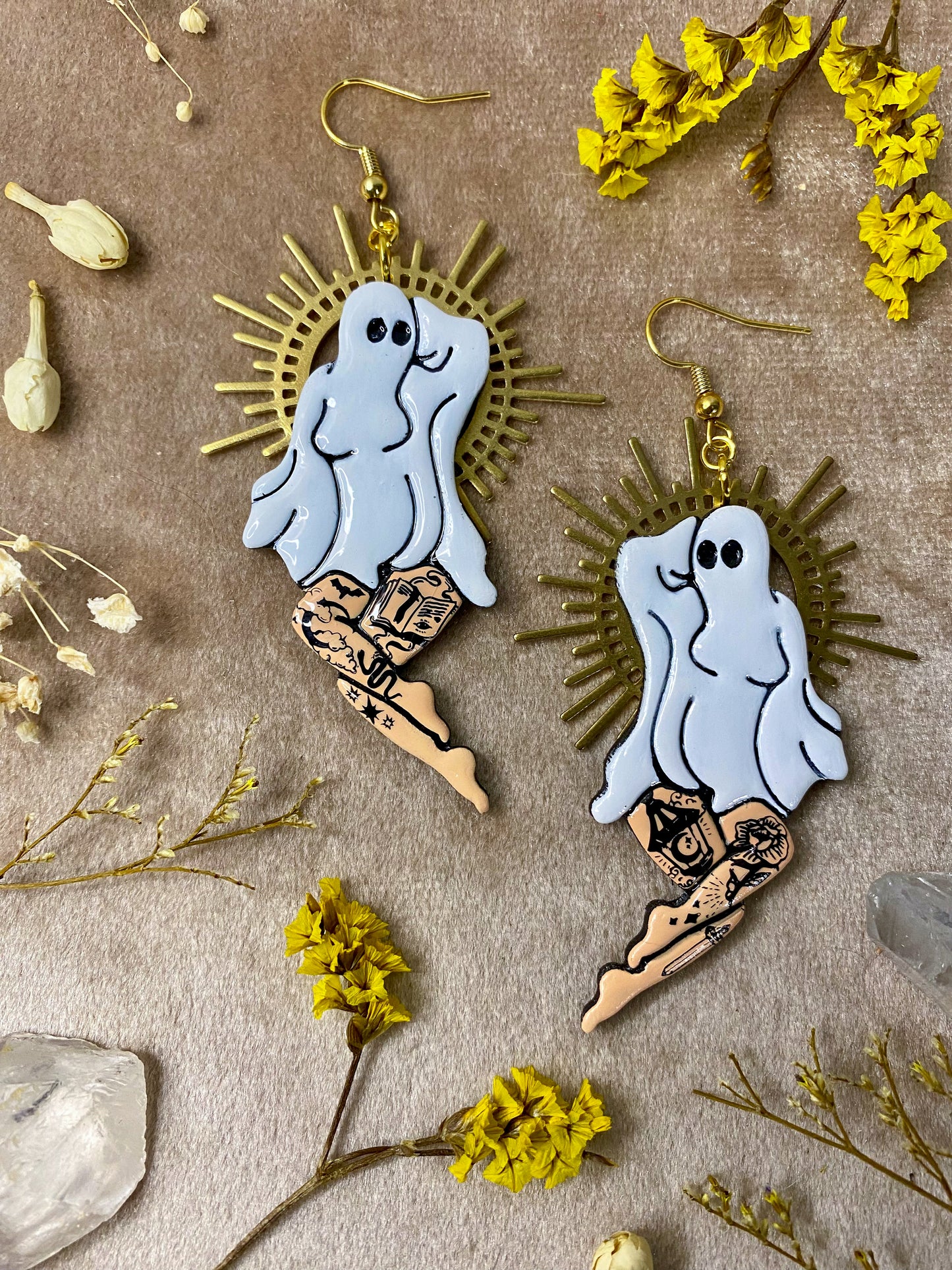 Pin-up Ghost Girl Earrings