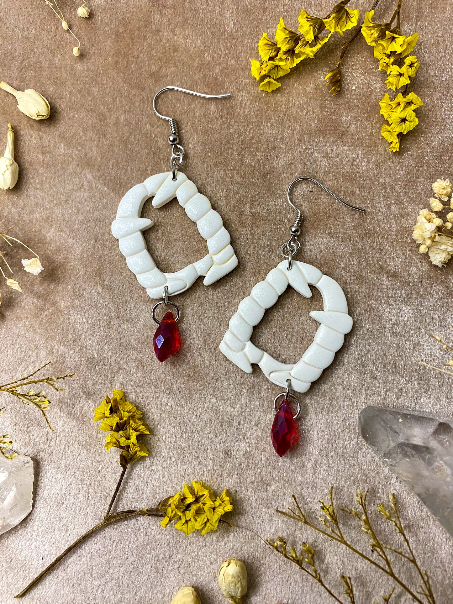 Vampire Fang Earrings