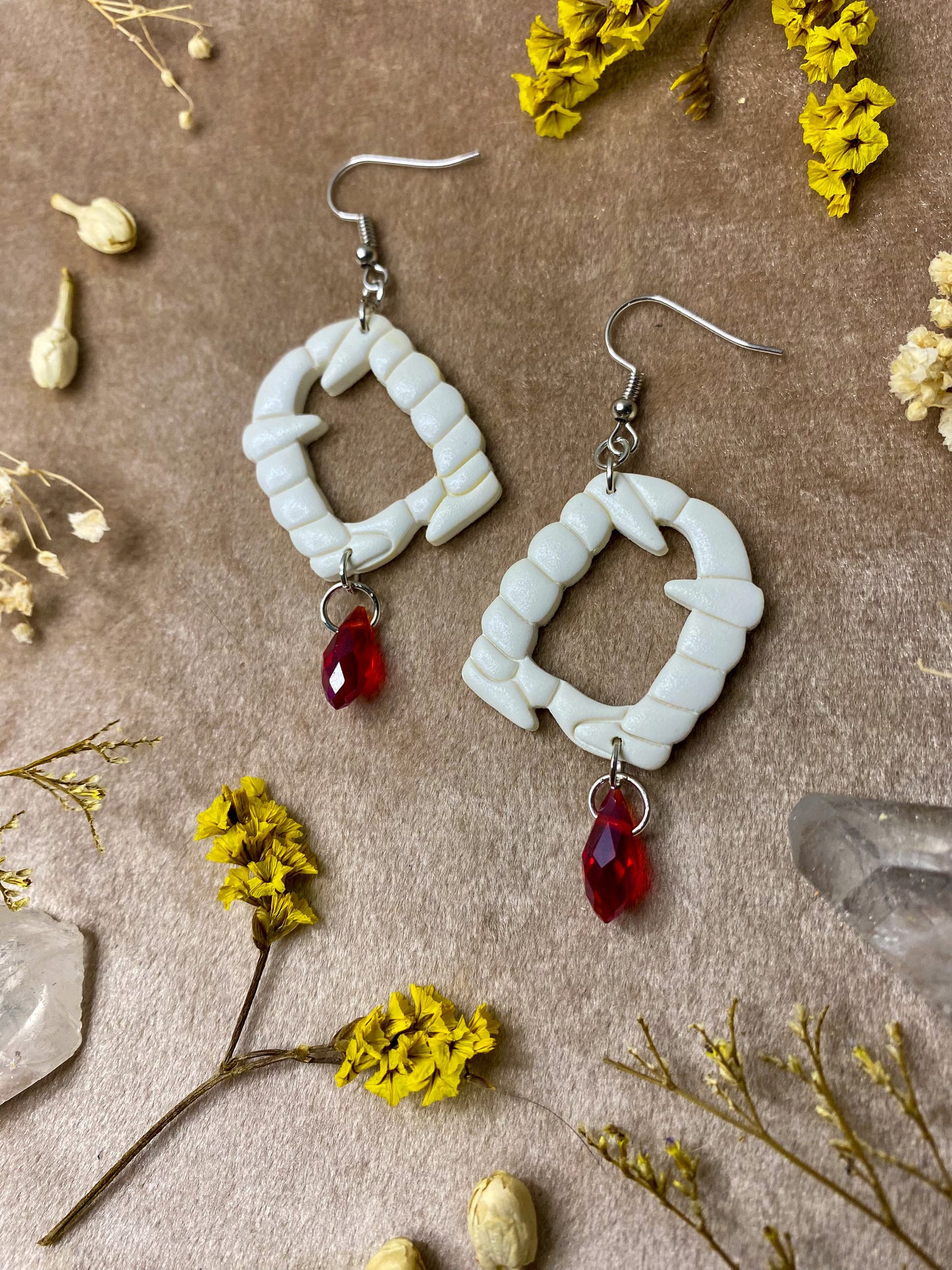 Vampire Fang Earrings